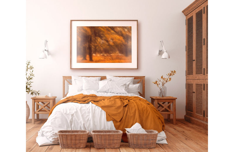 Autumnal Pastoral - Golden Art for Cosy Interiors - Picture Etherea