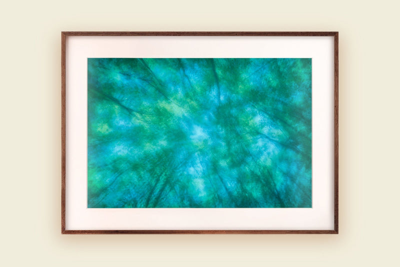 Tree Art Blue Green Nature Inspired Contemporary Prints