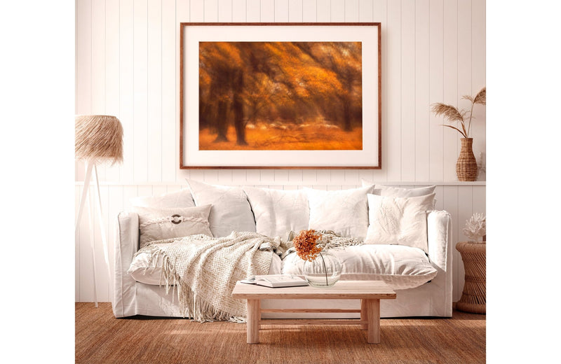 Autumnal Pastoral - Golden Art for Cosy Interiors - Picture Etherea