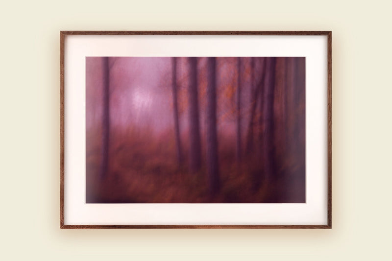 Country Wall Art Purple pink Tree Landscape