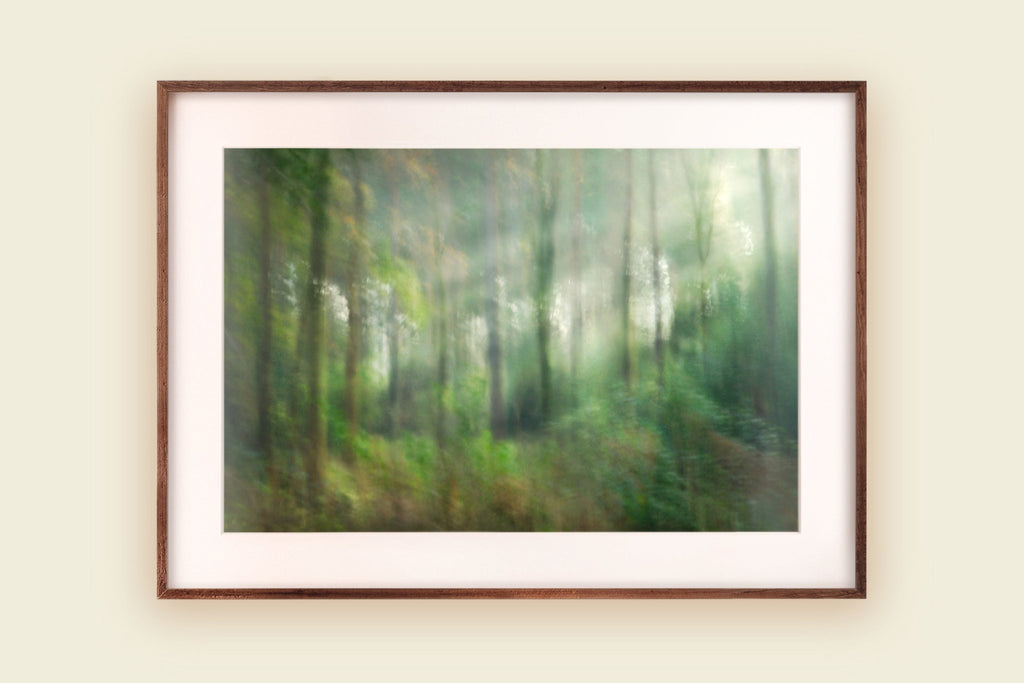 Landscape Art Green Tree Print