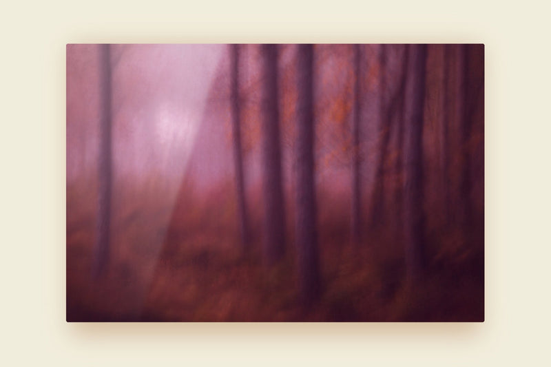 Landscape Art Panel Print Purple Pinlk Wall Decor