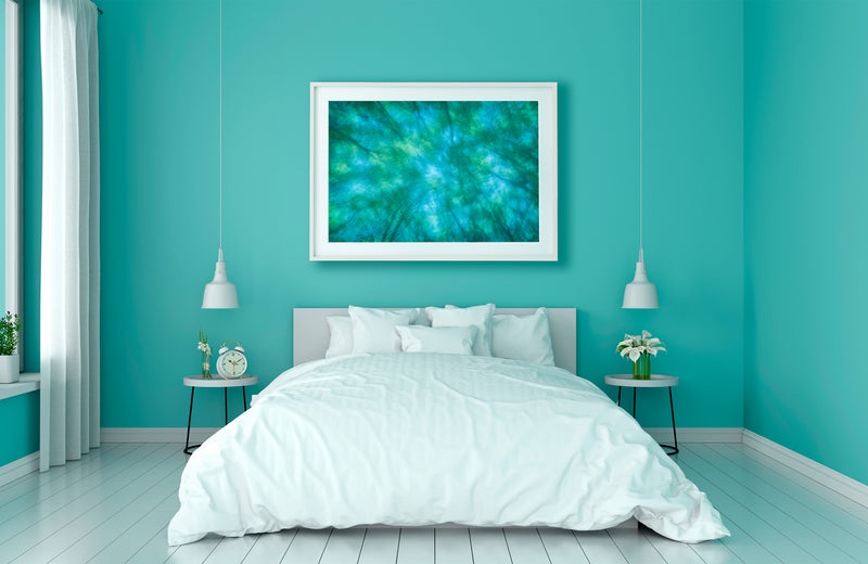 tree canopy Abstract Photography framed in bedroom