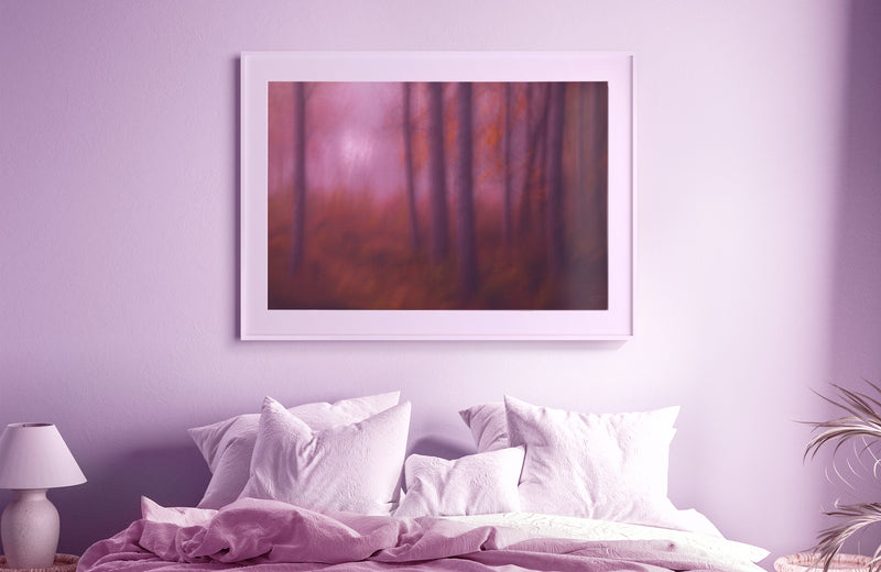 archival gloss print nature abstract trees